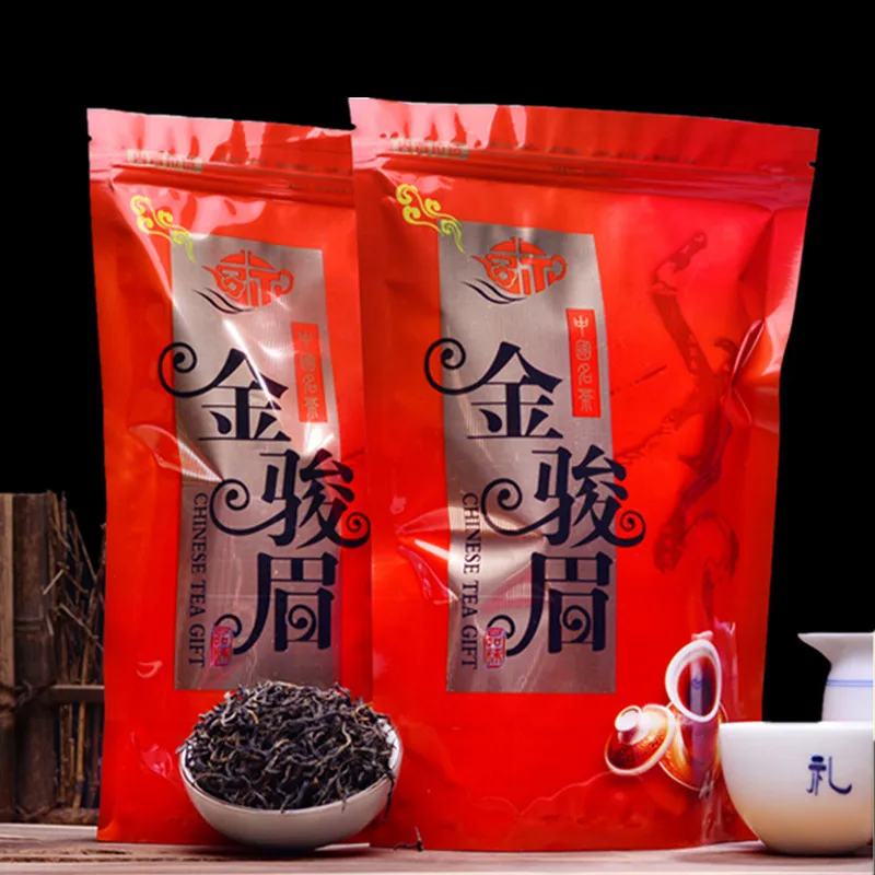 

2022yr China Wuyi Tea Jin Jun Mei Black Tea Golden Monkey Tea for Health Care Lose Weight 250g Houseware Dropshoping Tea Pot