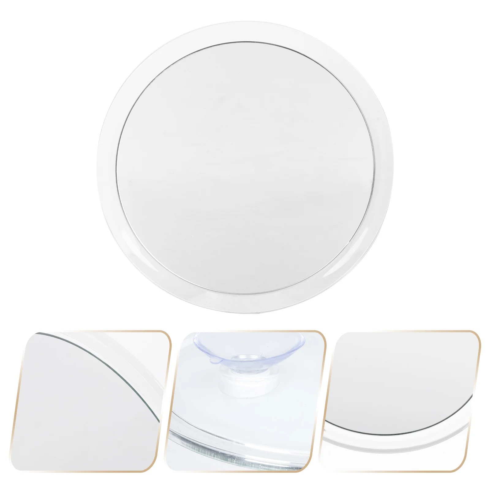 

1Pc Suction Cup Mirror Bathroom Mirror Makeup Mirror Wall Mirror for Bathroom