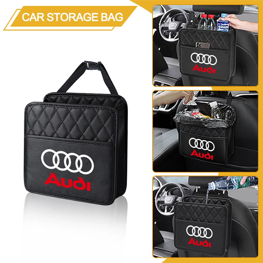 Сумка для хранения на заднем сиденье автомобиля карман телефона органайзер