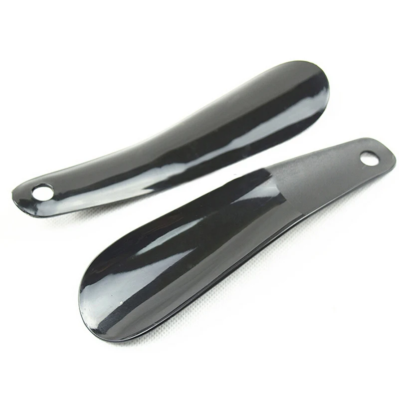 

1PCS 12cm Shoe Horns Professional Black Plastick Shoe Horn Spoon Shape Shoehorn Shoe Lifter Flexible Sturdy Slip Wholesale