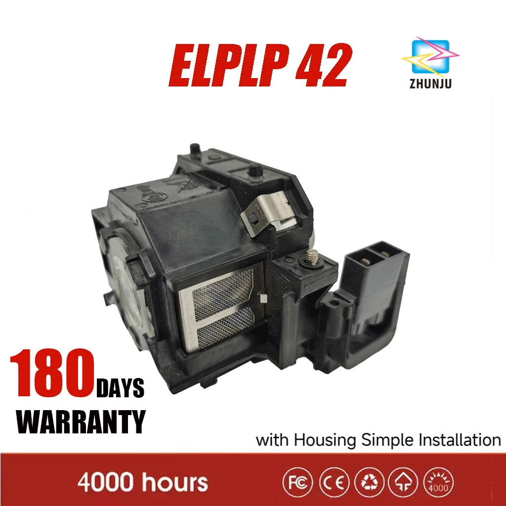 Оригинальная Лампа для проектора ELPLP42 V13H010L42 для EPSON EMP-83C 83 822H 822 410We 410W 400W EX90 X56 83H 83HE EMP-400 400e 280