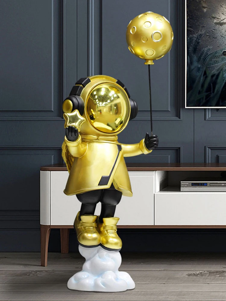 

Декор для комнаты, креативная статуя астронавта, большое украшение для пола, внутренние фигурки, домашний декор в скандинавском стиле, украшение для гостиной, дивана