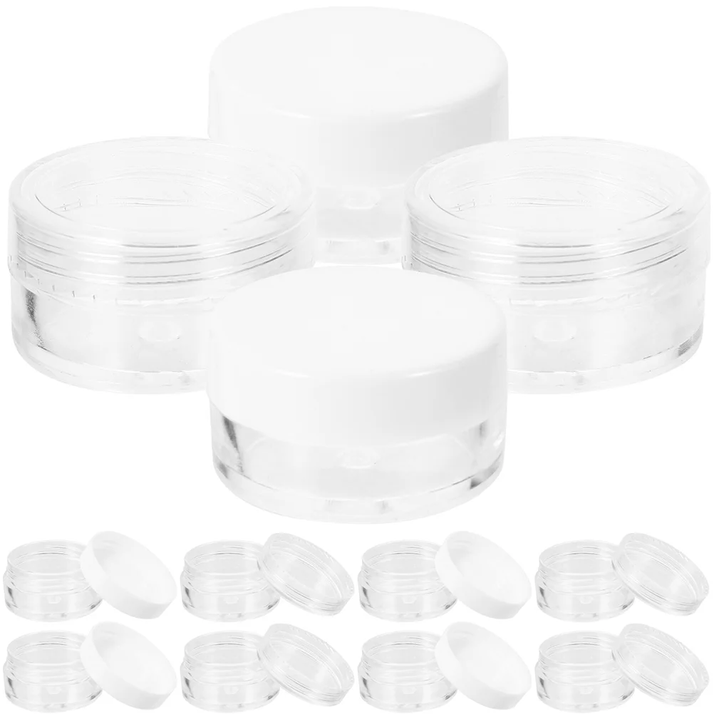 

24 Pcs Bottled Jars Travel Bottles Cream Storage Facial Lip Balm Refillable Cosmetics Sample Box Containers Sub