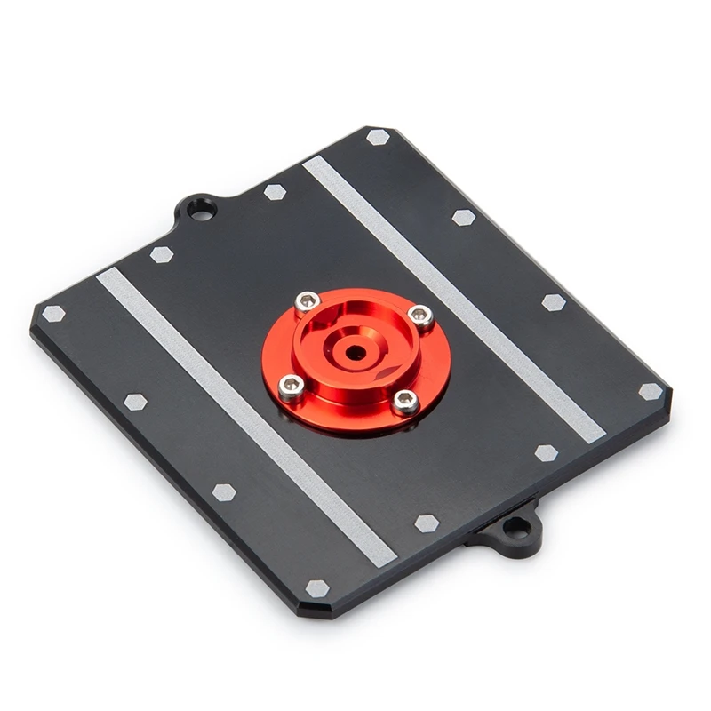 

CNC Metal Equipment Box Receiver Box Cover Plate For 1/10 RC Crawler Car Axial Wraith 90048 90053 RR10