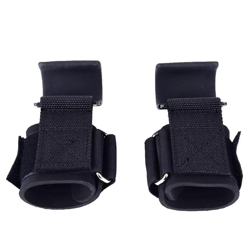 

Straps Sports 1 Pair Anti-skid Fitness Gym Weight Lifting Grip Hook Wristband for back muscle training pull-ups bodybuilding new
