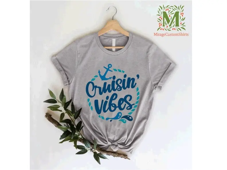 Круизная футболка для всей семьи летние каникулы вибрации по круизу на день