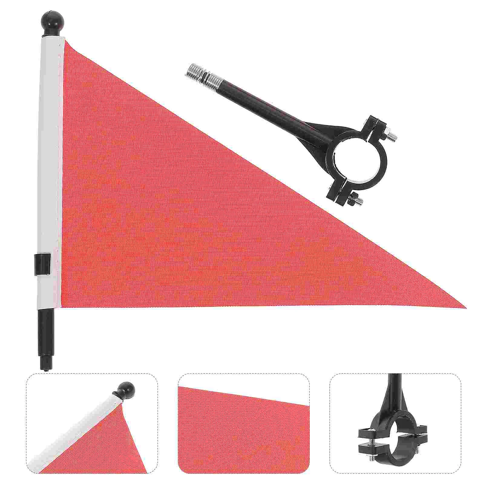 

Flag Bike Handlebar Cycling Safetykids Accessory Portable Decor Warning Flags Supplies