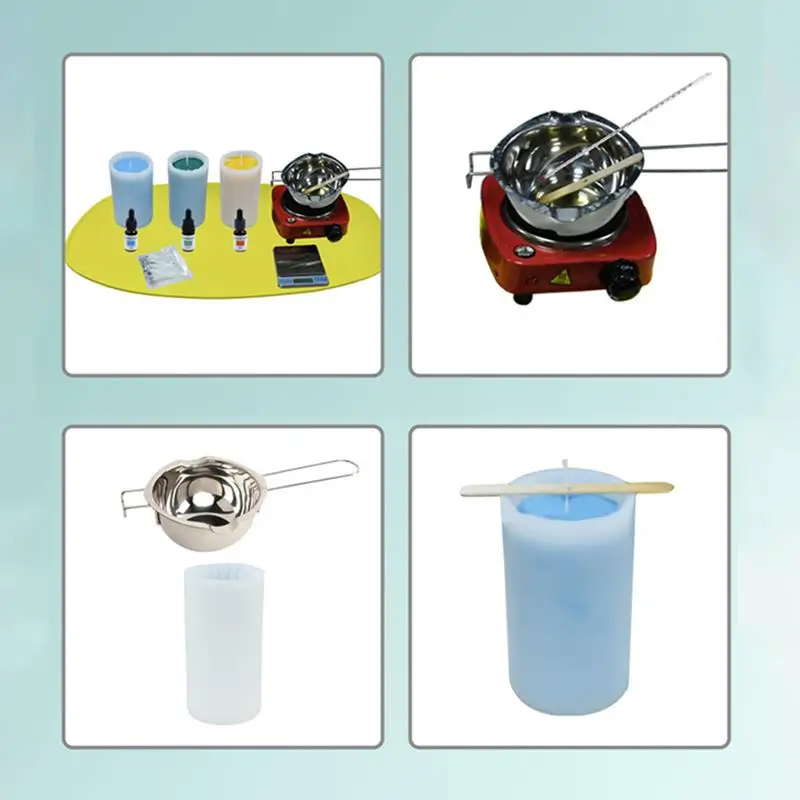 Креативная силиконовая форма для свечей геометрическая 3D эпоксидной смолы -