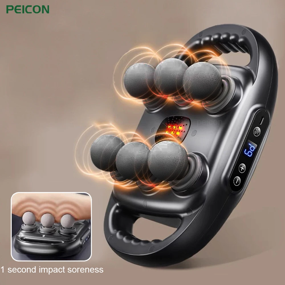 Портативный массажный пистолет для расслабления шеи и спины фитнес-устройство
