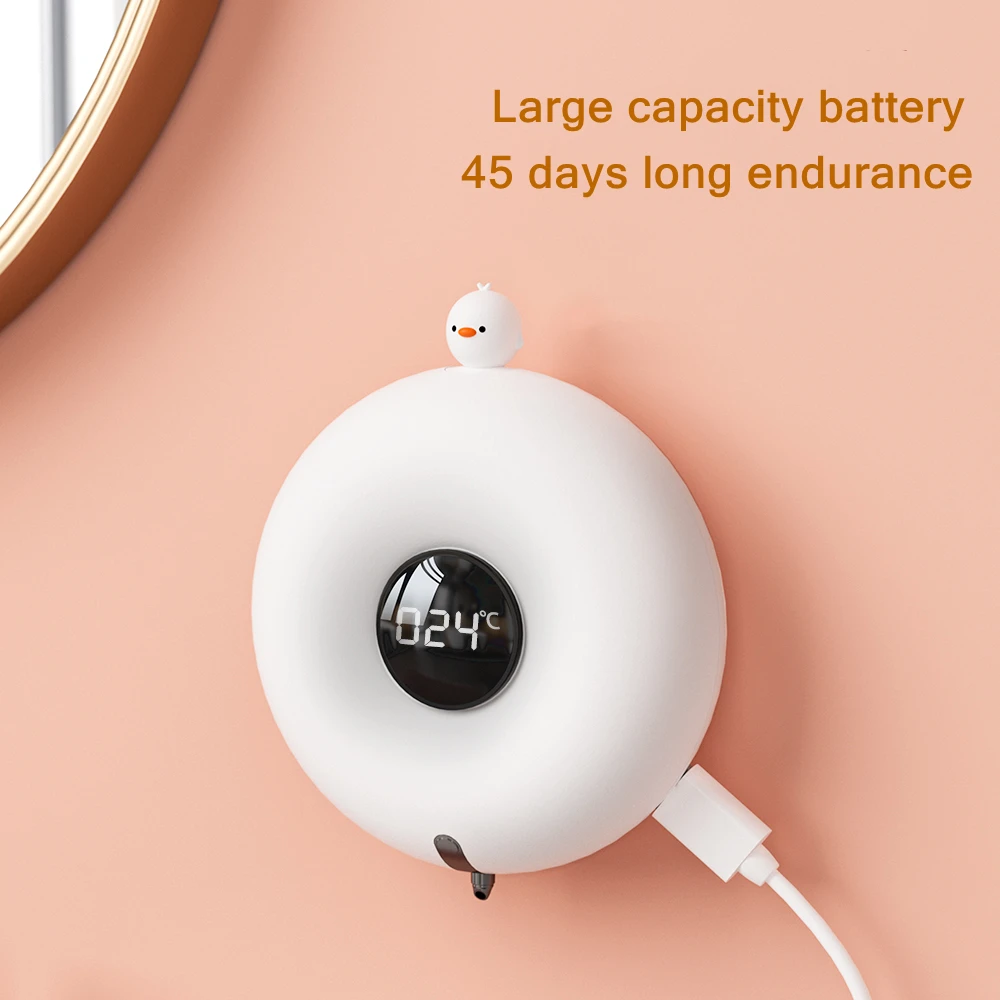 Automatic Liquid Soap Dispenser Wall-mounted Handwashing Device Touchless Induction Foaming with Smart Sensor for Bathroom Hotel