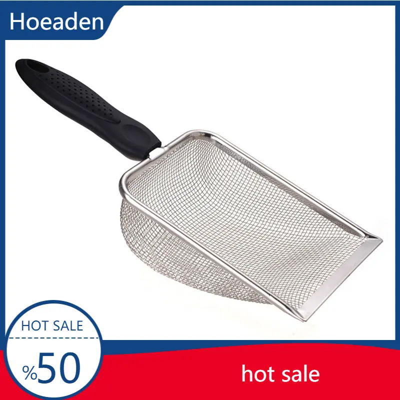

Pet Cleaning Tools Stainless Steel Feces Shovel Net Cat Litter Shovel Reptiles Lizard Sand Shovel Mesh Screen Fecal Spoon