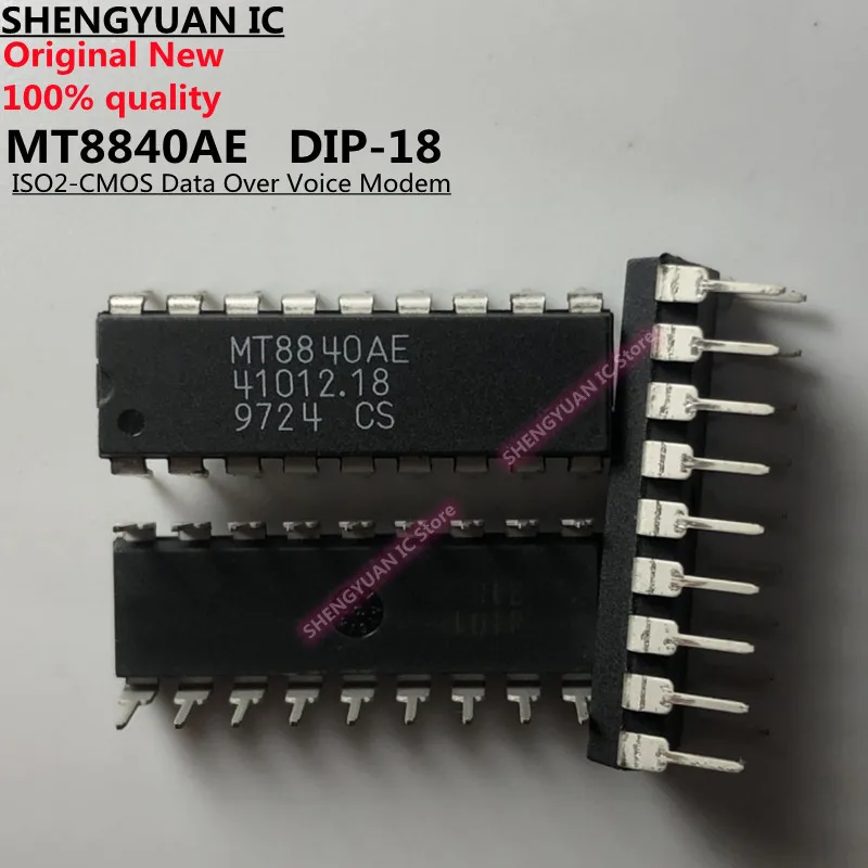 

10pcs MT8840AE DIP-18 MT8840 ISO2-CMOS Data Over Voice Modem 100% new imported original 100% quality