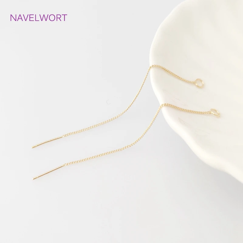 Fashion 3 Types Long Ear Wire Earring Making Accessories High Quality Tassel Earwire Findings For DIY Jewelry Making