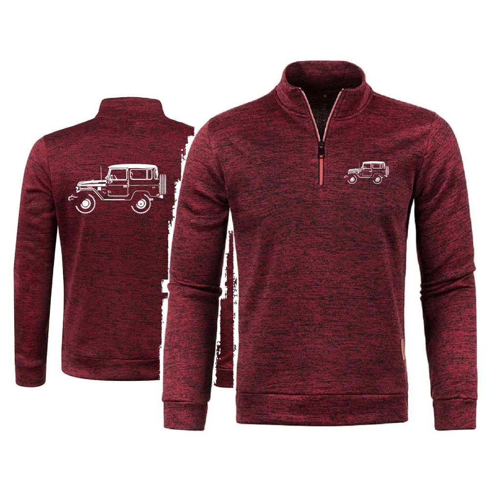 МУЖСКАЯ толстовка с капюшоном FJ40 Land Cruiser 4X4 Cross Country Vehicle Мужской пуловер Свитер на