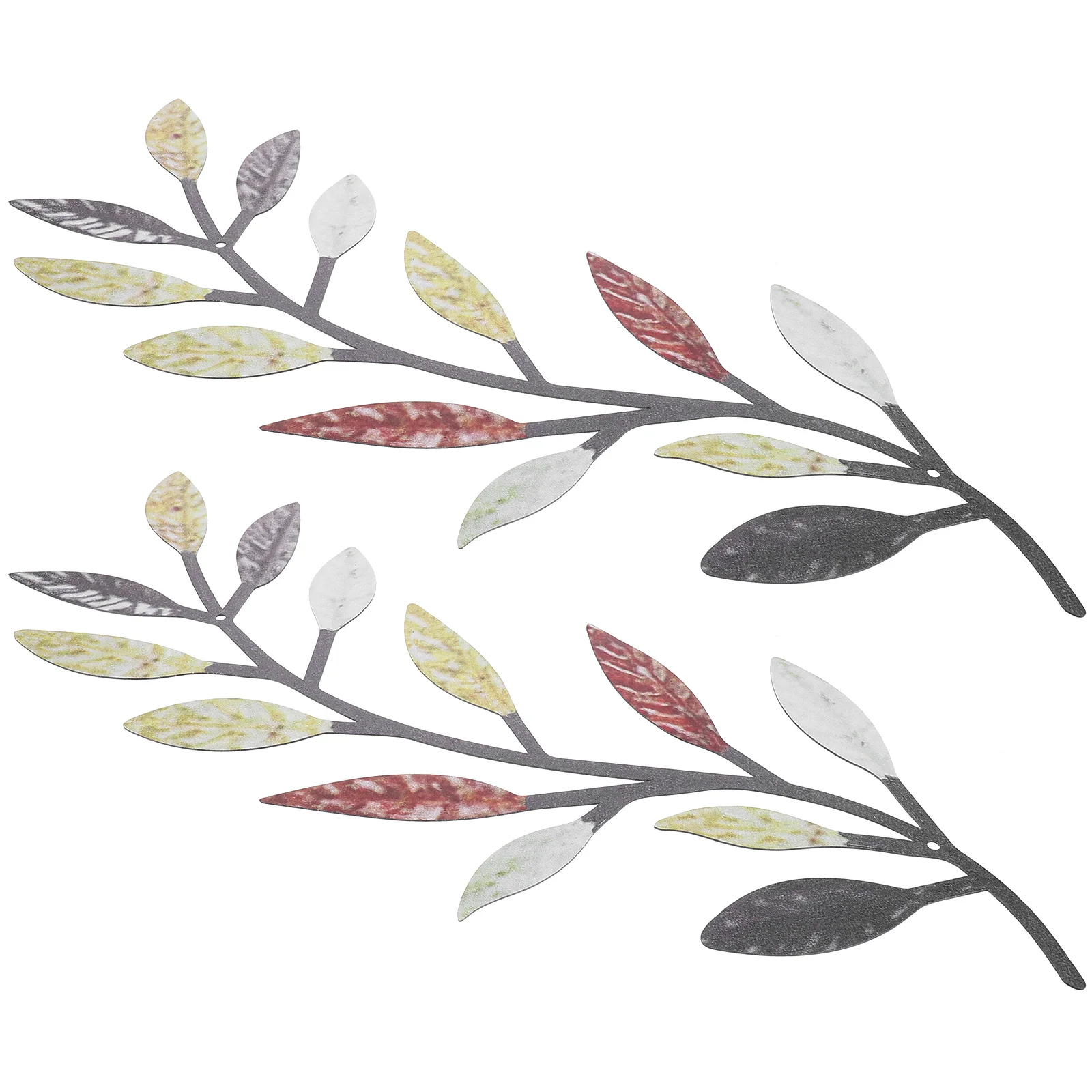 

2 шт., металлические листья для украшения стен