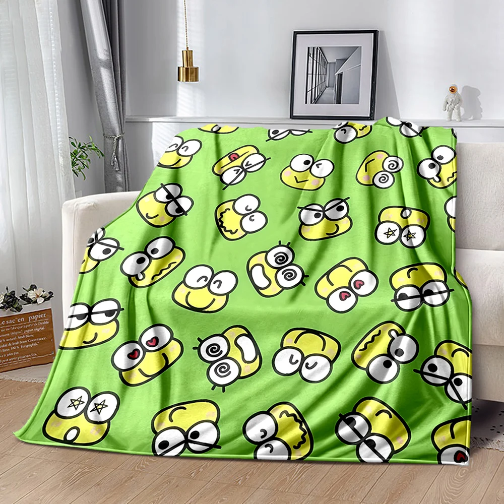 Фланелевое одеяло Sanrio Keroppi 6 размеров