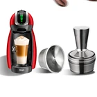 Новый капсула Nescafe Dolce Gusto пополнения Нержавеющаясталь многоразового Porte combinacapsule капсула многоразовые combinacapsule Кофе Capsula
