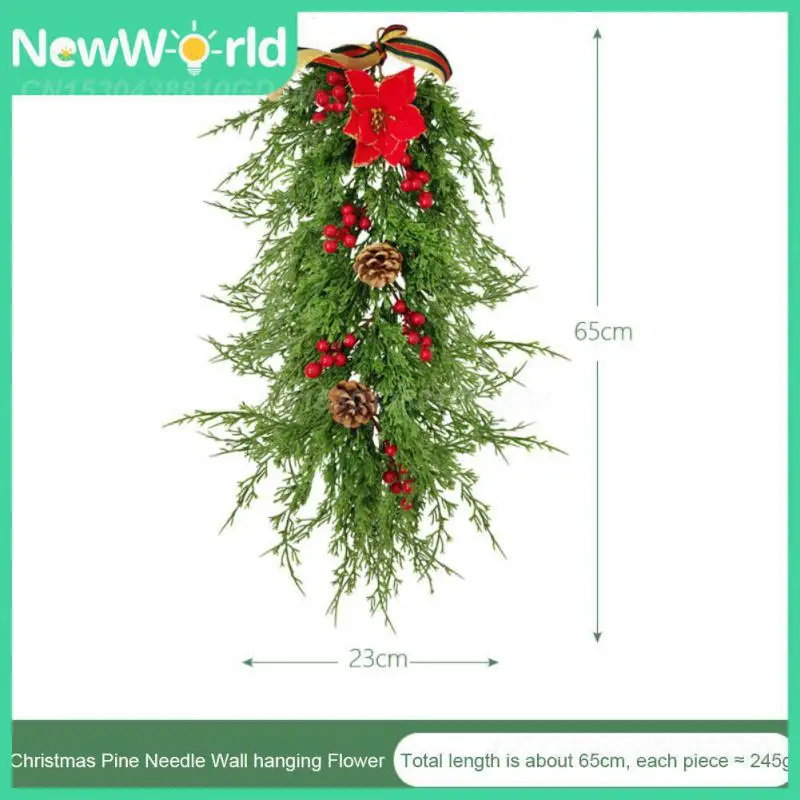 Christmas Decoration Artificial Plants Door Wall Green Plant Pine Needle Christmas Pendant Christmas Tree Decoration Home Decor