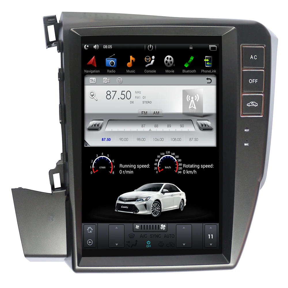

12.3 "PX6 Tesla Style Car Radio For Honda Civic 2012 2013 2014 2015 Android Auto DVD Player Carplay Stereo Head Unit GPS Navi