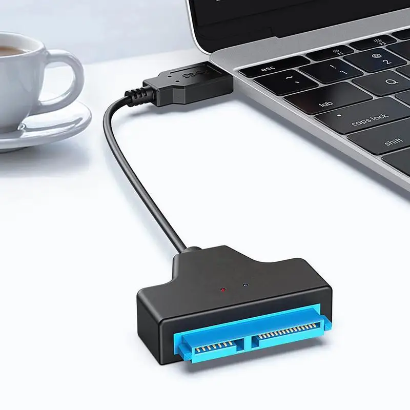 

Кабель-адаптер для жесткого диска, SATA-USB кабель, внешний конвертер для 2,5 дюймового SSD и HDD передачи данных, Plug And Play, легко носить с собой