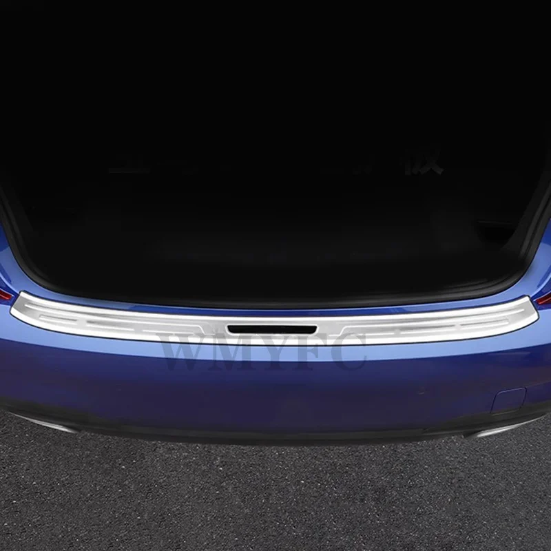 

Stainless Steel Rear Bumper Protection Window Sill Outside Trunks Decorative Plate Pedal for BMW I X3 M Sport G08 2022 2023