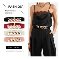 women stretchy belt fashion vintage female elastic belt waist decorative belt coat clothing accessories elastic stretch belt