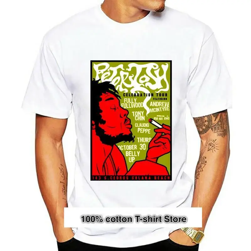 

Camiseta Unisex de Peter Tosh de celebración Tour, camisa negra reimpresa, todas las tallas, S-2XL, G617