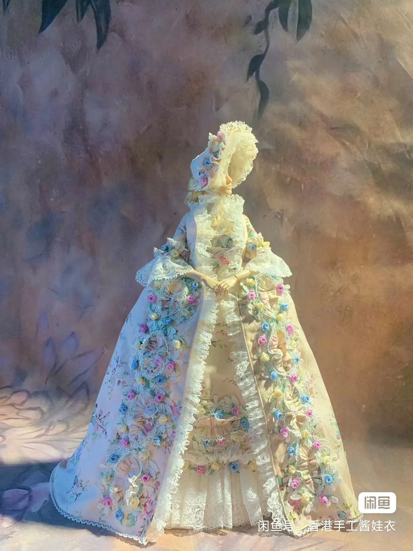 

Ручная настройка Rococo court doll, модель одежды
