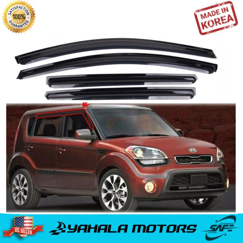 

Козырёк от дыма для KIA Soul 2008 2012, 4 шт.