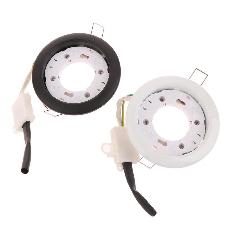 GX53 Light Base 250V 3A Круглый железный корпус Держатель лампы для внутреннего