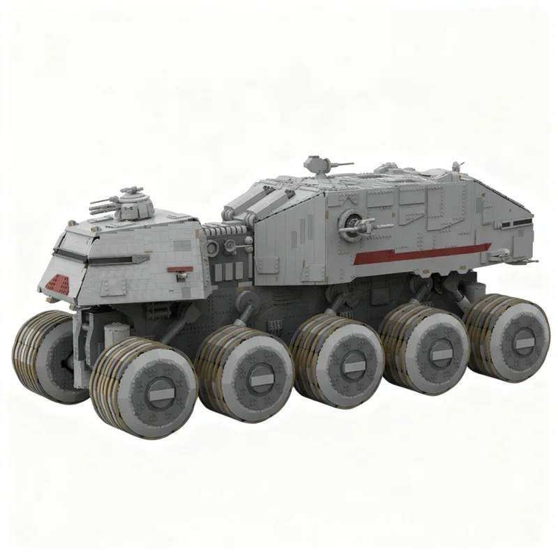Фото 16578 деталей MOC Republic HAVw A6 Juggernaut Turbo Tank, минифигурка, масштабная модель для сборки, строительные блоки, рождественский подарок, игрушки 3D №2