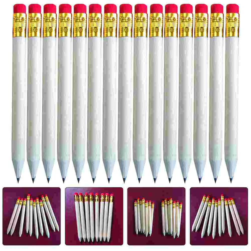 

Mini Golf Pencils Short Small Log Pencils Drawing Golfing Sketching Writing Kids Drafting Erasable Wooden