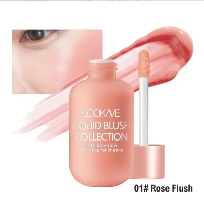 

4Colors Liquid Blush Natural Cheek Tint Blusher Matte Cream On Face Eye Shadow Contouring Make Up Cosmetics Waterproof For Women