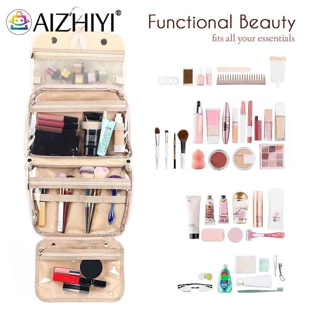 

Косметичка из искусственной кожи на молнии с несколькими карманами, 2023