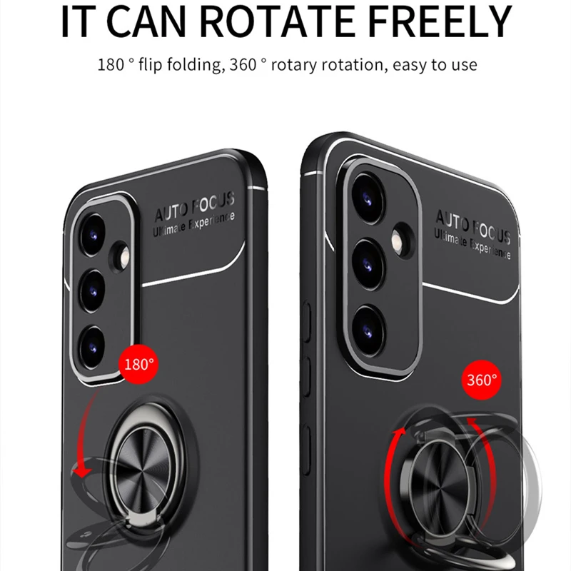 For Samsung A34 Case For Samsung Galaxy A34 A04 A04E A54 A14 A04S Cover Funda Stand Bumper Ring Megnet Holder Cover Samsung A34