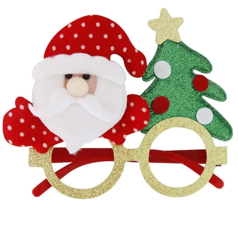 

Christmas Party Favor Glasses Christmas Funny Party Eyewear Santa Snowman Costume Party Eyeglasses Decorations For Christmas