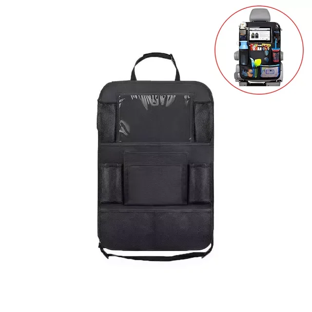 

Car Back Seat Organizer Storage Bag Waterproof Car Backseat Organizer with Touch Screen Tablet Holder Pocket Stowing