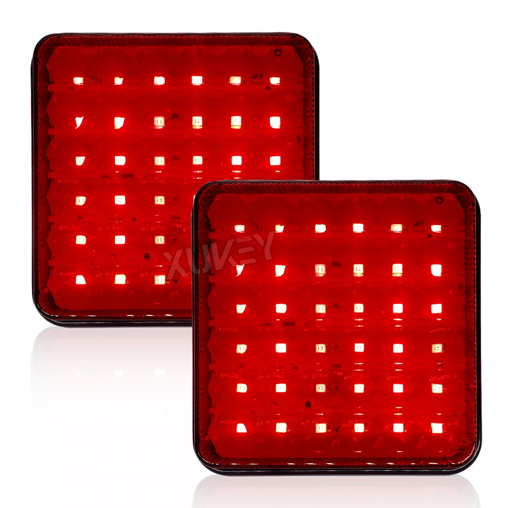 

1/2x Универсальный 36LED задний противотуманный фонарь 24 В Авто задний фонарь Водонепроницаемый прицеп Грузовик Вождение Караван Грузовик Буксировка UTE Автобус RV