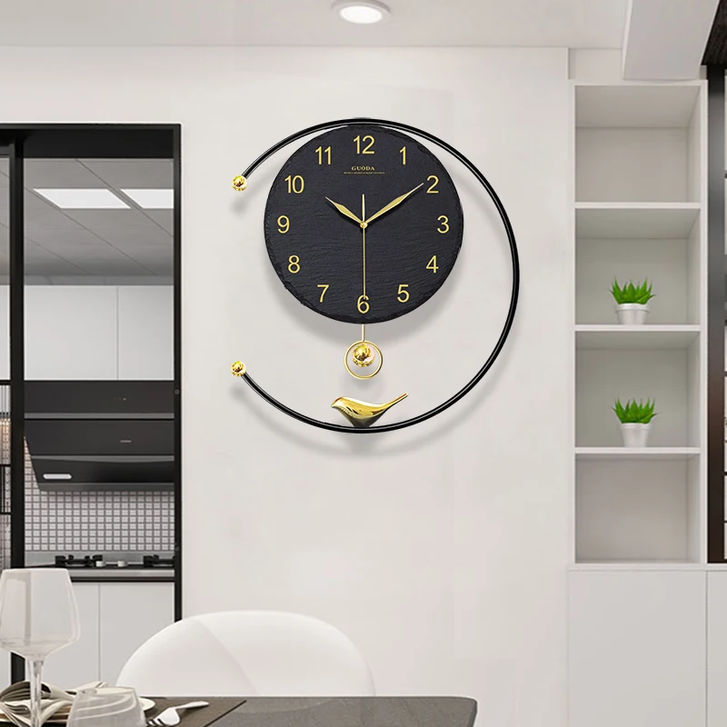 

Nordic Simple Wall Clock Modern Design Creative Art Large Creative Luxury Silent Wall Clock Living Room Reloj Pared Home Decor 5