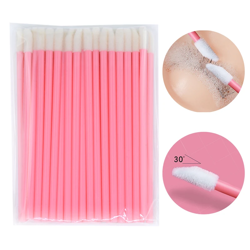 50 шт. блестящие аппликаторы для наращивания ресниц