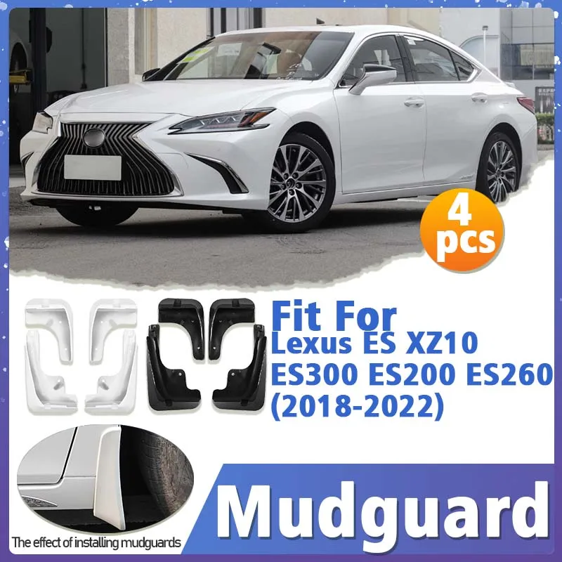 Фото Брызговики для LEXUS ES XZ10 ES250 ES350 ES300H 250 300H 350 2019 2020 2021 2022 Брызговики Брызговики Fender автомобильные аксессуары №1
