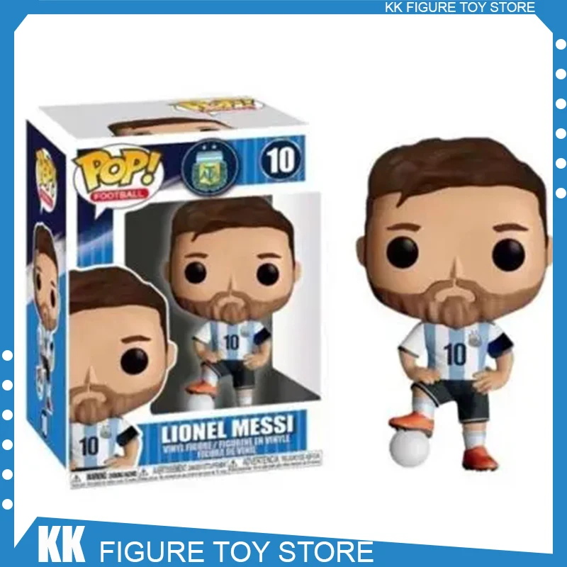 Football Stars Lionel Messi #10 Vinyl Action Figures Collection Statue Model Doll Toy Gift