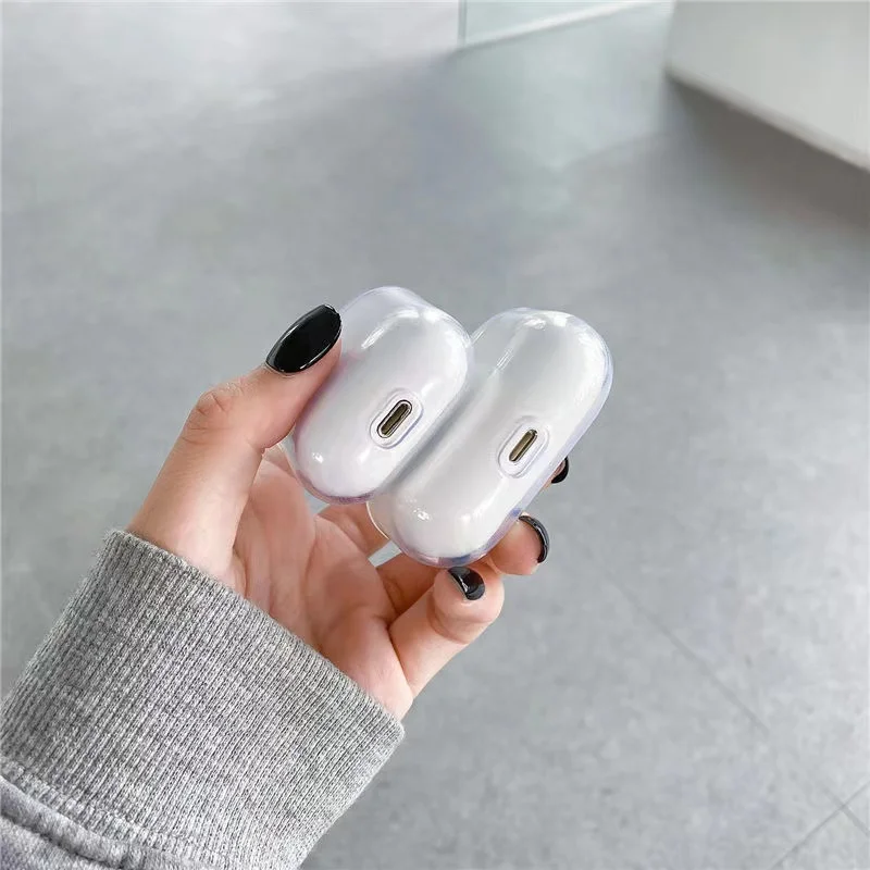 Жесткий защитный чехол из ТПУ для AirPods 3 прозрачный Air Pods Pro/2/1 прозрачные чехлы