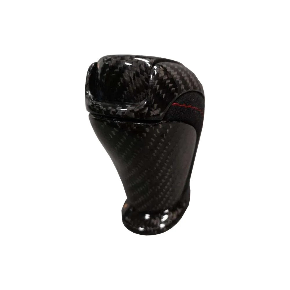 

Carbon Fiber Car Gear Shift Knob For GT-R R35 GTR 2009-2016 Black Leather Shifter Lever Interior Accessories