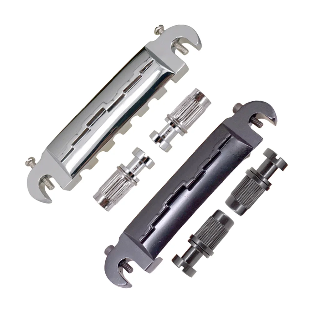 Мост обновляет гитару Epi LP. Бридж с металлической компенсацией Ridge Wraparound Tailpiece