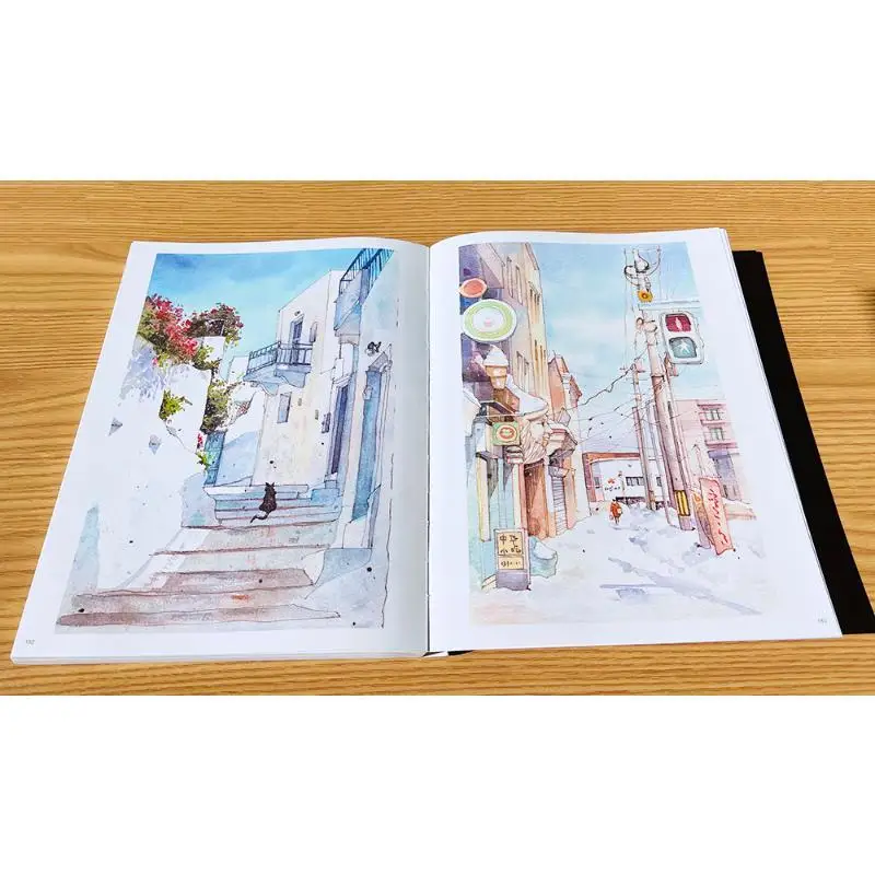 Фото Знакомство с акварелью: основная книга для рисования искусственных цветов, ручка для создания цветов, книга для рисования акварелью №3