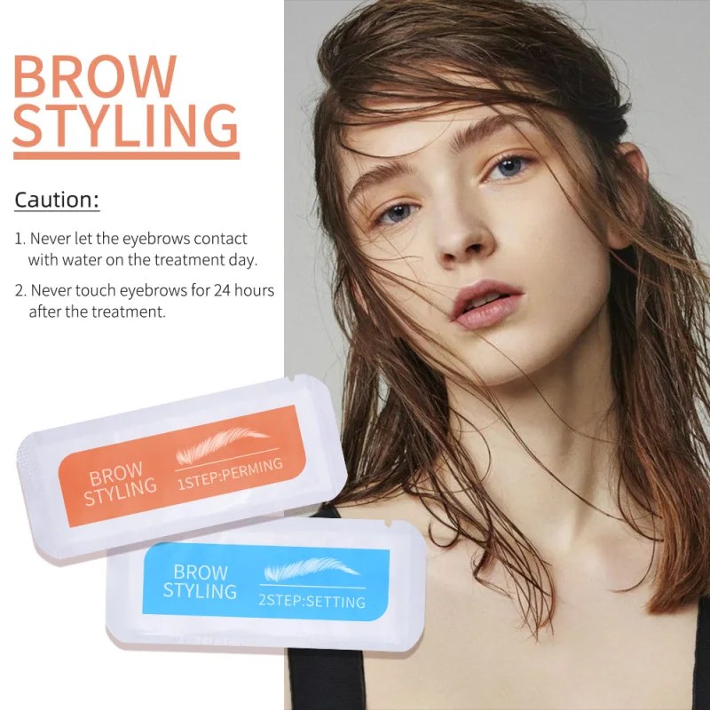 

Brow Lamination Kit Brow Lifting Fixative Eyebrow Perm Lotion Hair Demixing Protable Salon Supply Professional Kit Eyebrow