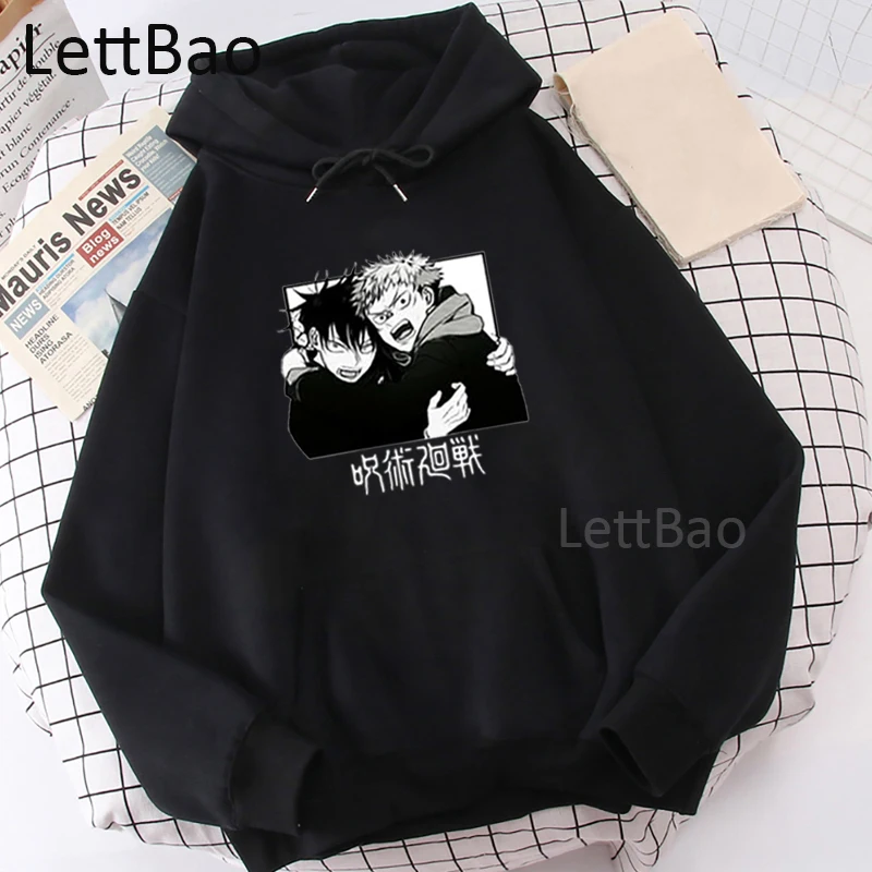 

Jujutsu Kaisen Anime Gojo Satoru Hoodies Men Women Fashion Casual Hoodie Crewneck Loose Clothing Fleece Long Sleeve Sweatshirts