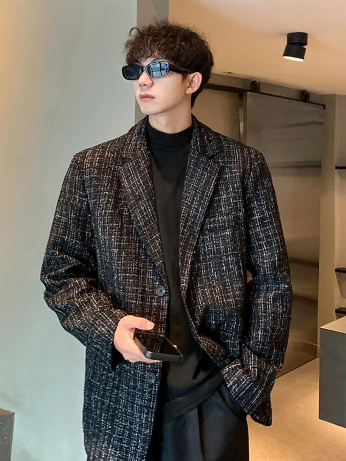 Британский изящный мужской костюм Yupi Graceful осень 2023 новый модный брендовый Ruffy