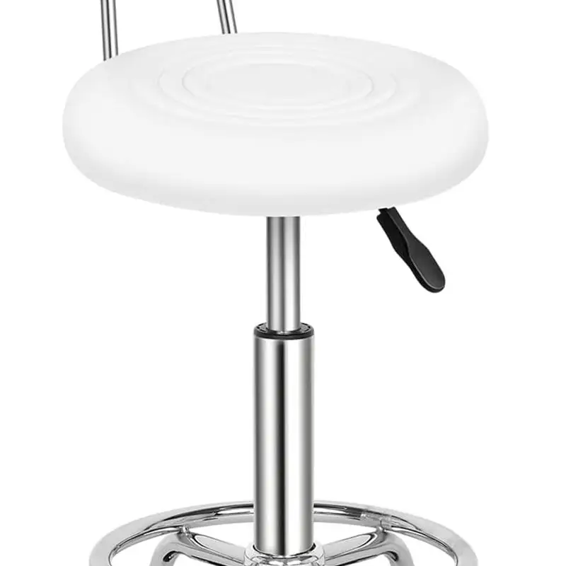 

VHPVHP Office Chairs,Home Office Desk Chairs,Swivel Bar Salon Stool,Backrest Chair,Adjustable,White